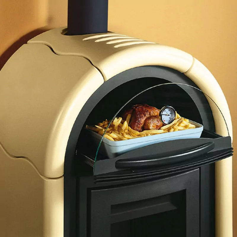 Poêle à bois avec four Stefany Forno BII - 13 Kw